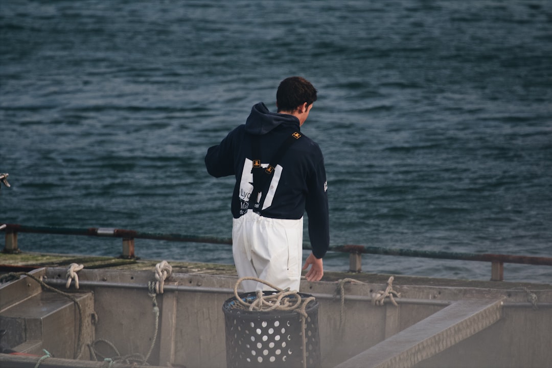 Photo navy coat