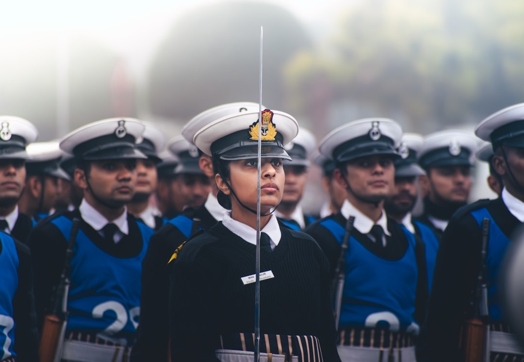 Photo navy dress